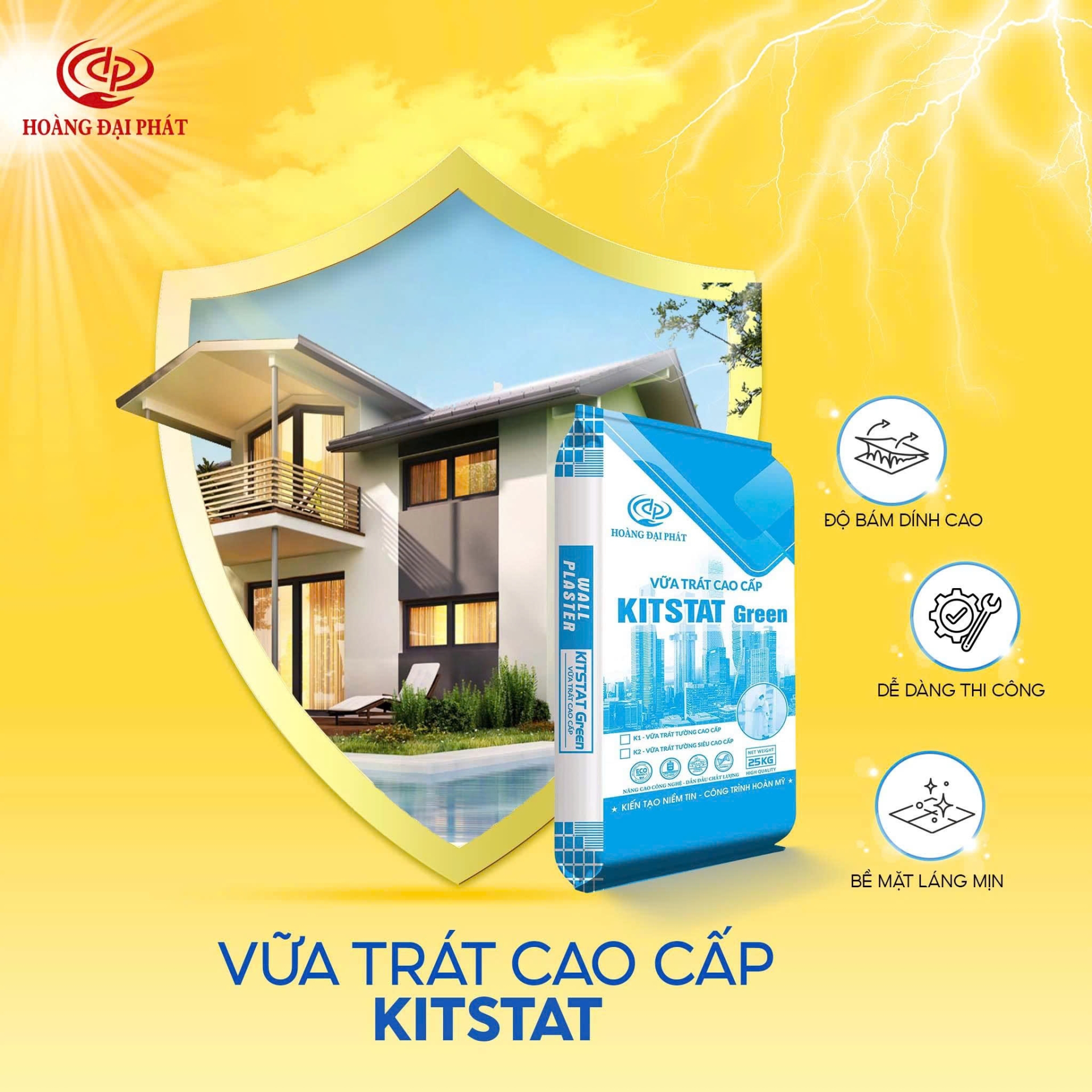VỮA TRÁT CAO CẤP KITSTAT GREEN