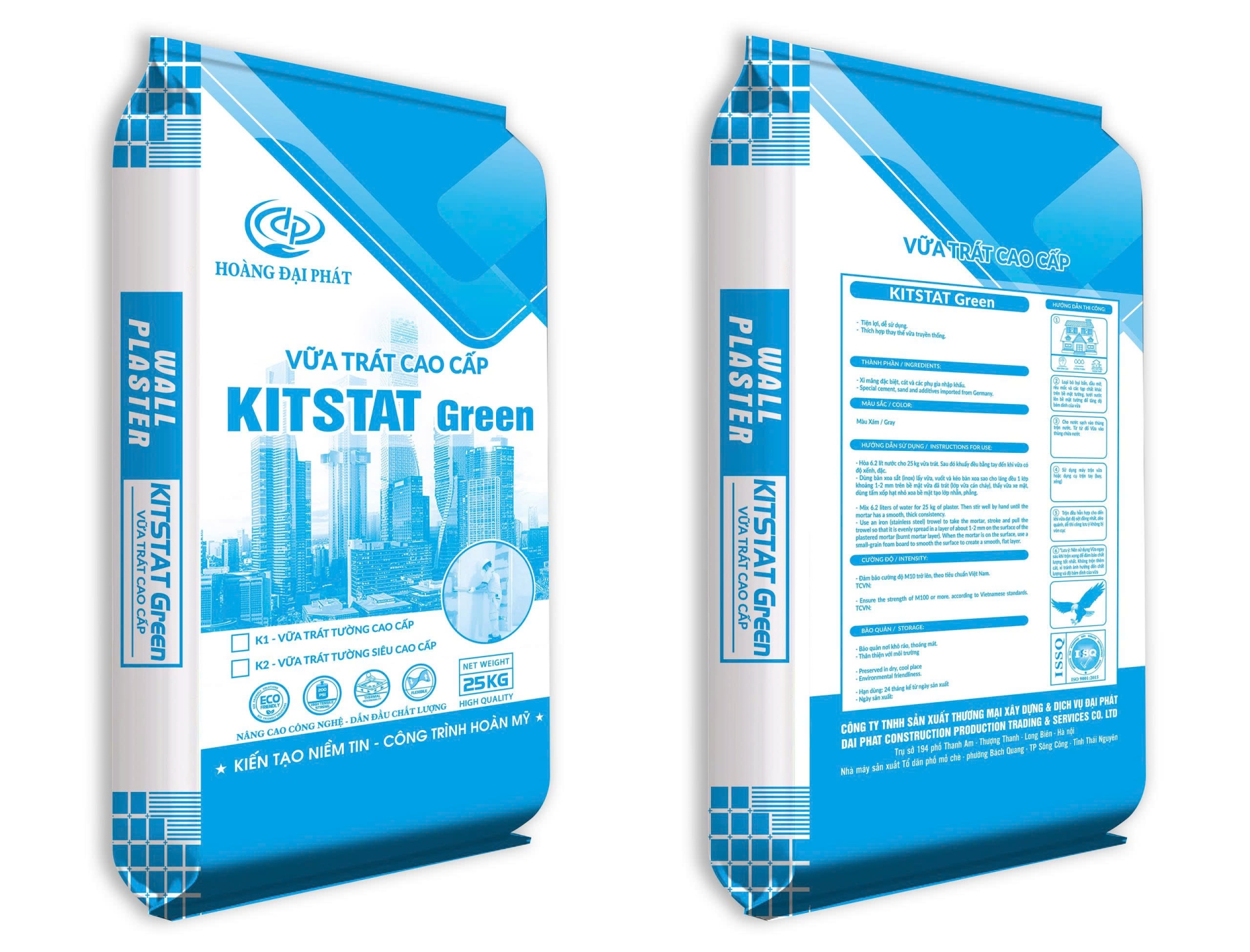 VỮA TRÁT CAO CẤP KITSTAT GREEN